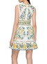 Back View - Click To Enlarge - FARM RIO - Emily Floral Tapestry Mini Dress