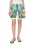 FARM RIO Mosaic Print Drawstring Shorts