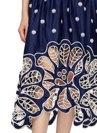  - FARM RIO - Richelieu Embroidered Midi Dress