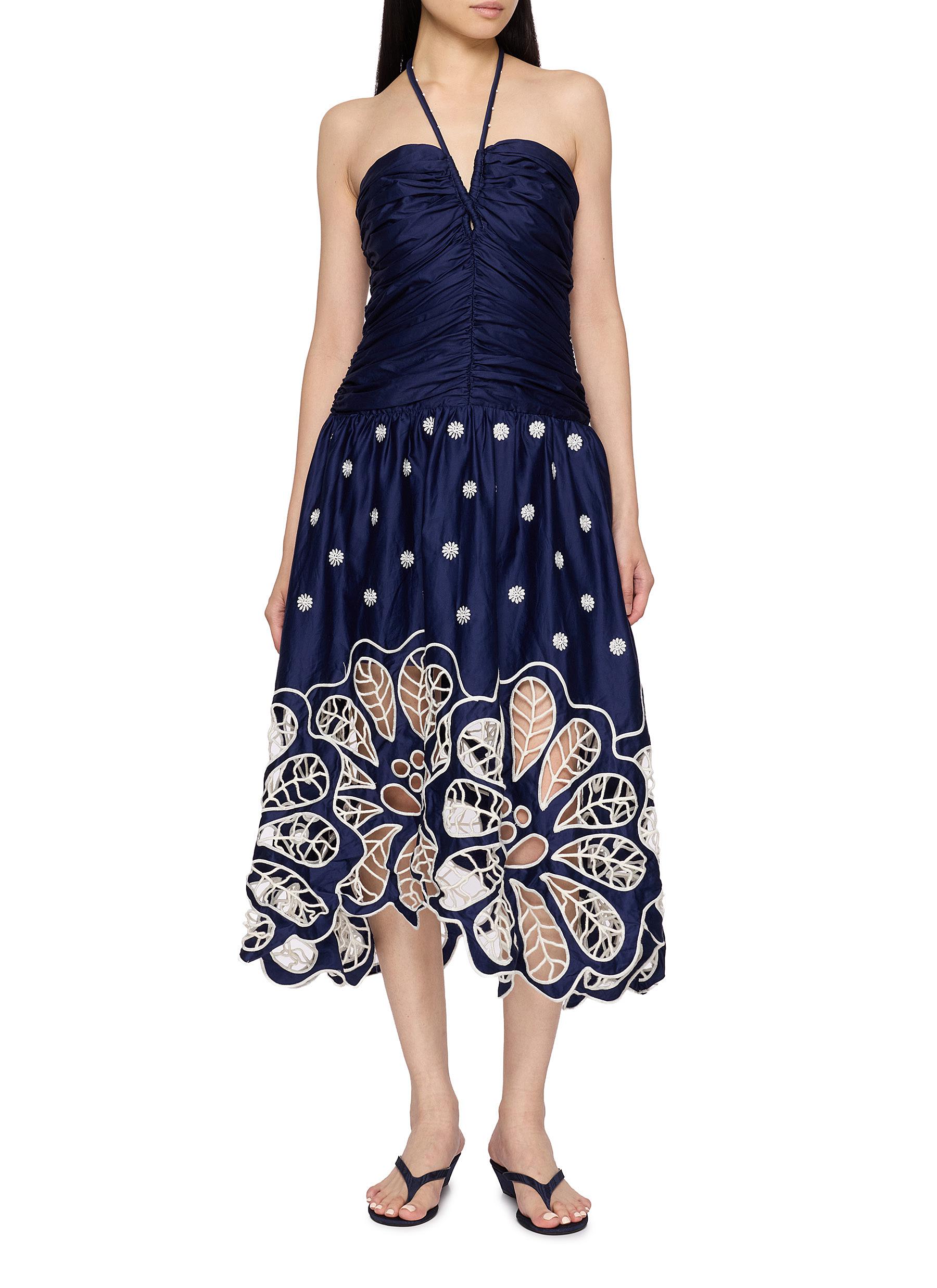 boat neck linen dress Midi in Grape Grape / 6 Midi length (ankle Plus Size Baby Blue Color:Dark Mauve Velvet