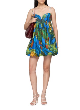 Figure View - Click To Enlarge - FARM RIO - Banana Grapes Mini Dress