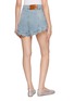 Back View - Click To Enlarge - FARM RIO - Scalloped Hem Light Wash Shorts