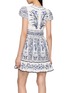 Back View - Click To Enlarge - FARM RIO - V-Neck Floral Mini Dress