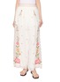 FARM RIO Flower Embroidery Wide Leg Pants