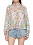 FARM RIO Rendeira Embroidered Cutwork Blouse