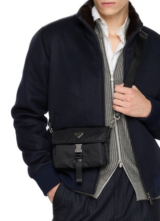 Figure View - Click To Enlarge - PRADA - Re-Nylon Smartphone Bag