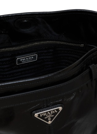 Detail View - Click To Enlarge - PRADA - Bonnie Belted Leather Shoulder Bag