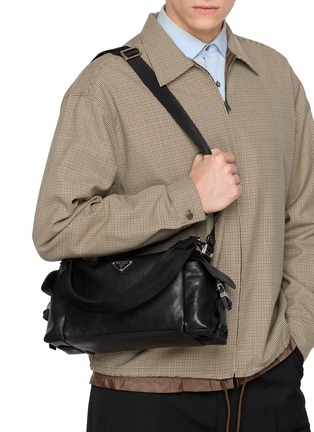 Front View - Click To Enlarge - PRADA - Explore Leather Bag