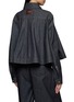 Back View - Click To Enlarge - JW ANDERSON - Flared Dark Wash Denim Jacket