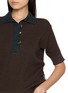  - JW ANDERSON - Short Sleeve Contrast Collar Knit Polo Top