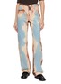 JW ANDERSON Bleached Straight Leg Cotton Denim Jeans