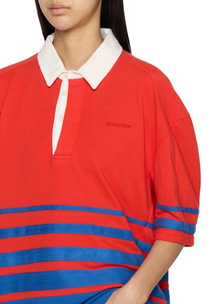  - JW ANDERSON - Oversized Stripe Polo Shirt