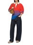 Figure View - Click To Enlarge - JW ANDERSON - Oversized Stripe Polo Shirt