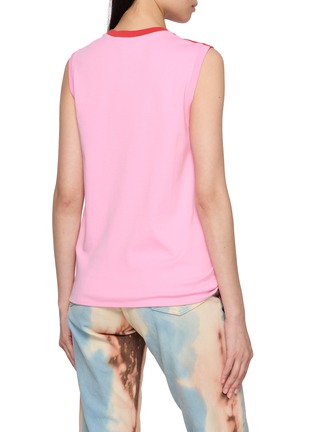 Back View - Click To Enlarge - JW ANDERSON - Hem Knot Cotton Tank Top