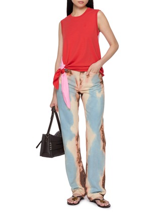 Figure View - Click To Enlarge - JW ANDERSON - Hem Knot Cotton Tank Top