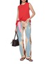 Figure View - Click To Enlarge - JW ANDERSON - Hem Knot Cotton Tank Top