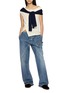 Figure View - Click To Enlarge - JW ANDERSON - Layered Off Shoulder Tank Top