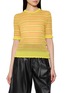JW ANDERSON Sheer Fairisle Top