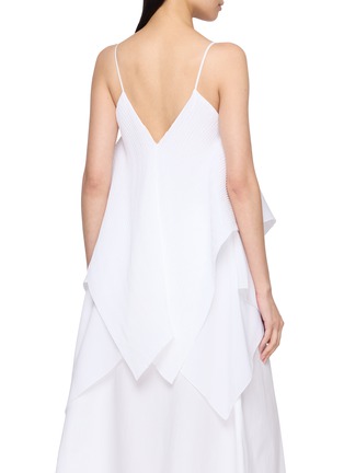 Back View - Click To Enlarge - JW ANDERSON - Asymmetric Pleated Top