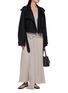 Figure View - Click To Enlarge - JW ANDERSON - Double Breasted Cropped Cotton Trench Jacket