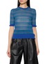 JW ANDERSON Sheer Fairisle Top