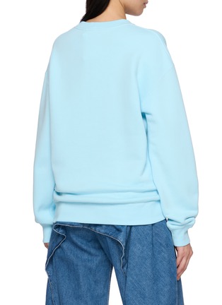 Back View - Click To Enlarge - JW ANDERSON - Embroidered Cotton Sweatshirt