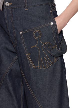  - JW ANDERSON - Twisted Workwear Cotton Denim Jeans
