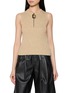 JW ANDERSON Quarter Zip Knit Tank Top