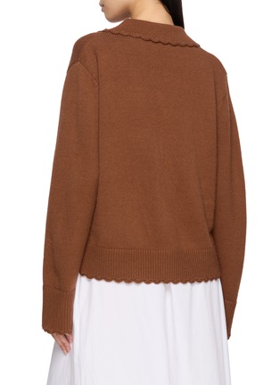 Back View - Click To Enlarge - FARM RIO - Cow Knit Sweater