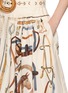  - FARM RIO - Equestrian Scarf Belted Maxi Skirt