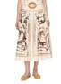 FARM RIO Equestrian Scarf Belted Maxi Skirt