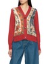 FARM RIO Aomola Scarf Knit Cardigan