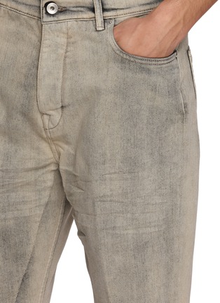  - RICK OWENS  - Bolan Cut-Off Cropped Cotton Denim Jeans