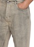  - RICK OWENS  - Bolan Cut-Off Cropped Cotton Denim Jeans