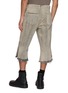 Back View - Click To Enlarge - RICK OWENS  - Bolan Cut-Off Cropped Cotton Denim Jeans