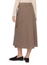 Back View - Click To Enlarge - THE LOOM - Shell Edge Belted Wool Wrap Midi Skirt