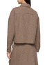 Back View - Click To Enlarge - THE LOOM - Shell Edge Flap Pocket Wool Shirt