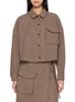THE LOOM Shell Edge Flap Pocket Wool Shirt