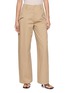 THE LOOM Spiral Line Flap Pocket Barrel Leg Pants