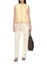 Figure View - Click To Enlarge - THE LOOM - Fringe Trace Patch Pocket Vest