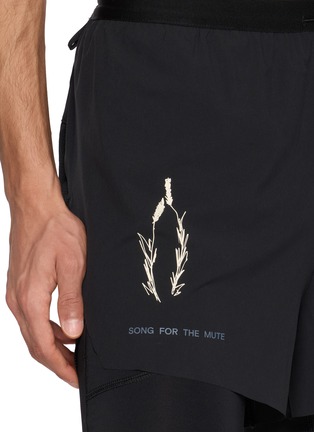 - ADIDAS - X Song for the Mute Graphic Print Layered Running Shorts