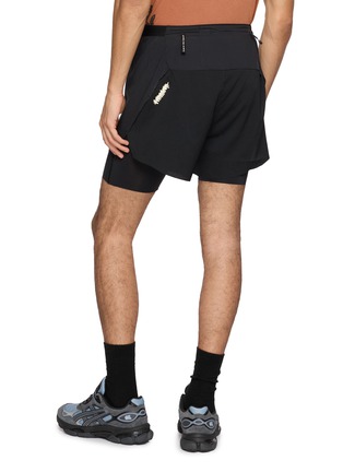 Back View - Click To Enlarge - ADIDAS - X Song for the Mute Graphic Print Layered Running Shorts