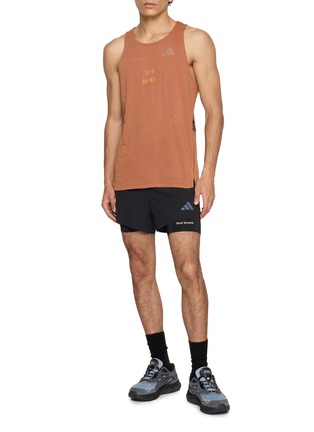 Figure View - Click To Enlarge - ADIDAS - X Song for the Mute Graphic Print Layered Running Shorts