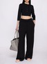 Back View - Click To Enlarge - SKIMS - Refined Knit Crop Cardigan