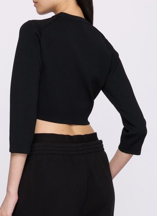 Front View - Click To Enlarge - SKIMS - Refined Knit Crop Cardigan