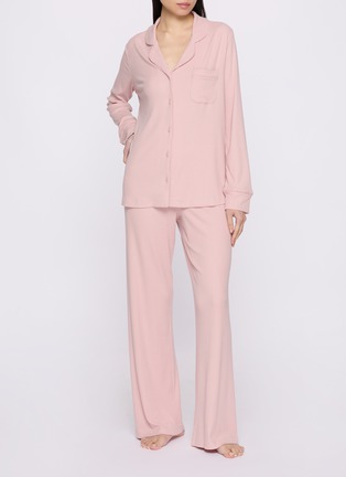 Figure View - Click To Enlarge - SKIMS - Soft Lounge Rib Sleep Set