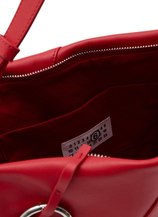 Detail View - Click To Enlarge - MM6 MAISON MARGIELA - Folded Pochette Leather Bag