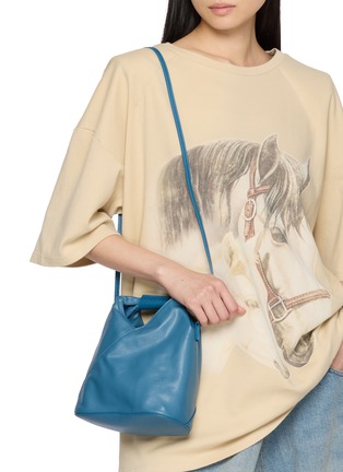 Figure View - Click To Enlarge - MM6 MAISON MARGIELA - Japanese Leather Crossbody Bag