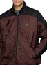  - PRADA - Zip Up Bi Colour Nylon Jacket