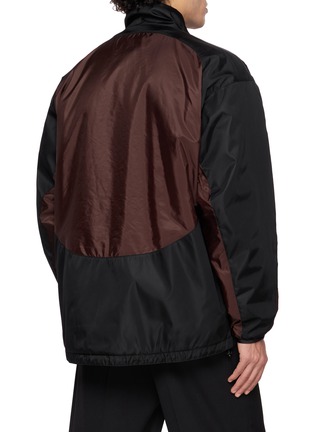 Back View - Click To Enlarge - PRADA - Zip Up Bi Colour Nylon Jacket